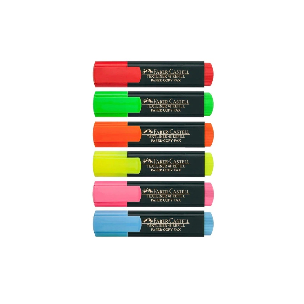 Faber castell textliner 48 6colour FABER-CASTELL TEXTLINER 48 HIGHLIGHTER - Image 1