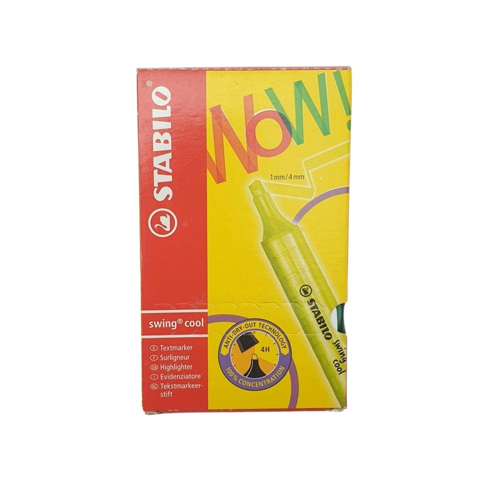 Stabilo swing cool BOX STABILO SWING COOL HIGHLIGHTER 10PCS - Image 1