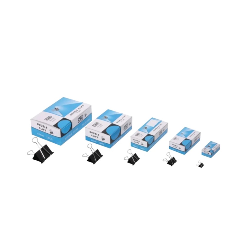 CBE double clip CBE DOUBLE CLIP 19/25/32/41/51MM - Image 1