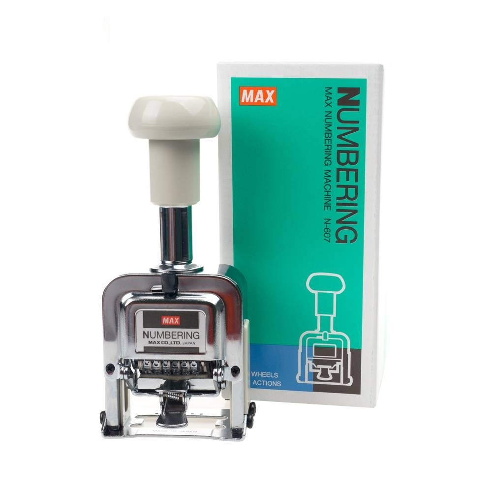 MAX numbering machine N-607 MAX NUMBERING MACHINE N-607 1PC - Image 1