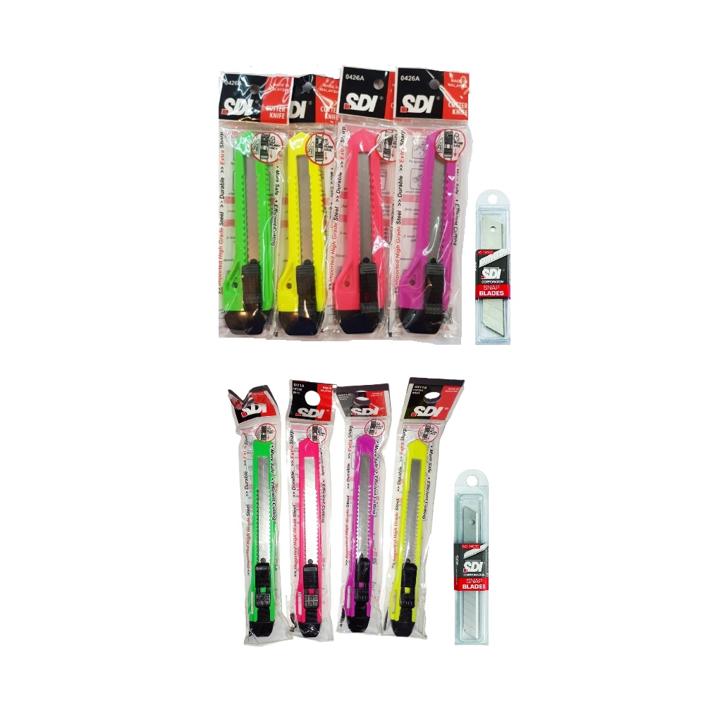 SDI cutter L S and Blade SDI CUTTER KNIFE & SNAP BLADE REFILL - Image 1
