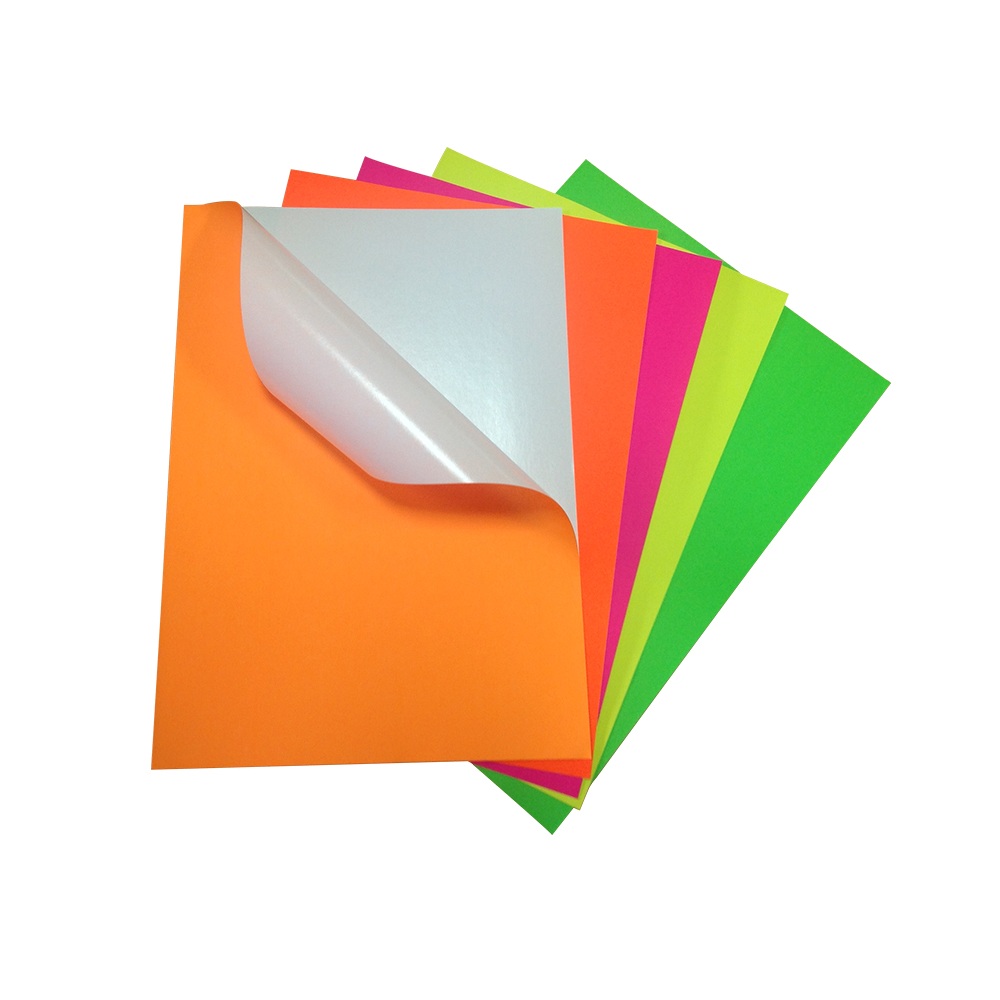 fluorescent colour sticker POWER LINE STICKER SIMILI/FLUORESCENT COLOUR A4 - Image 1