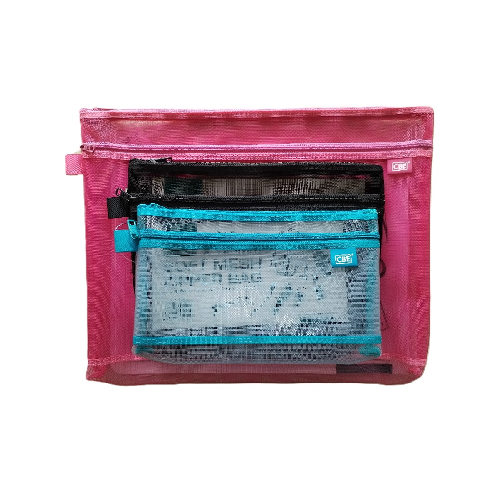 CBE soft mesh zipper bag CBE MESH ZIPPER BAG 1040/1060/1070 - Image 1