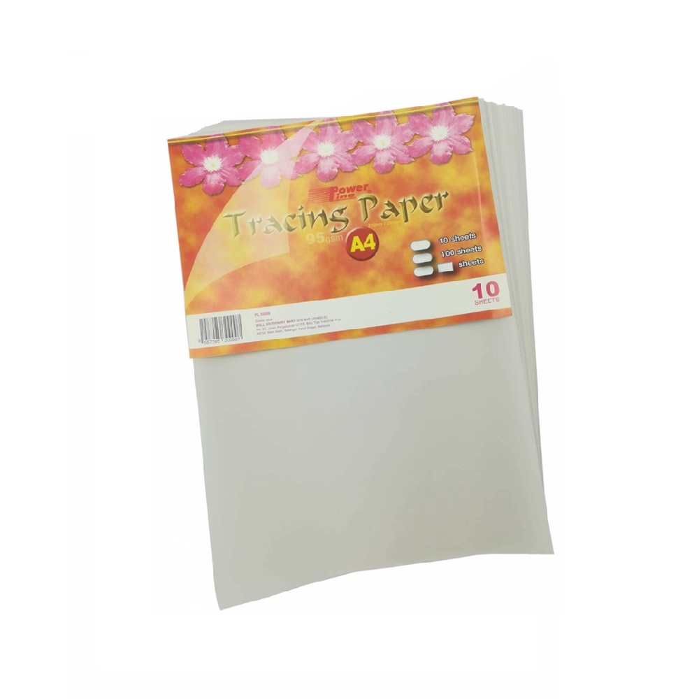 PL TRACING PAPER A4 95G PL3000 10S PL TRACING PAPER A4 95G PL3000 10S - Image 1