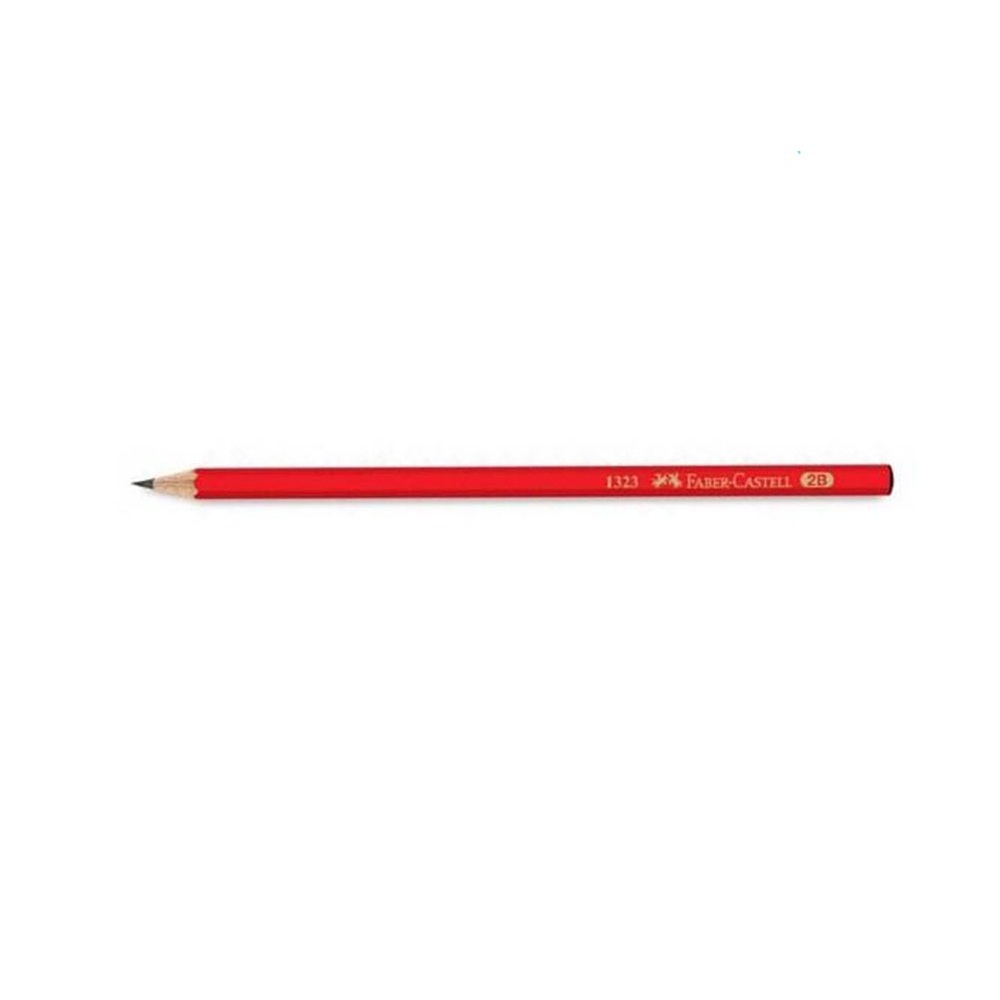 faber castell 1323 pencil 2B 12PC FABER-CASTELL BLACKLEAD 1323-2B PENCIL, 12PCS/BOX - Image 1
