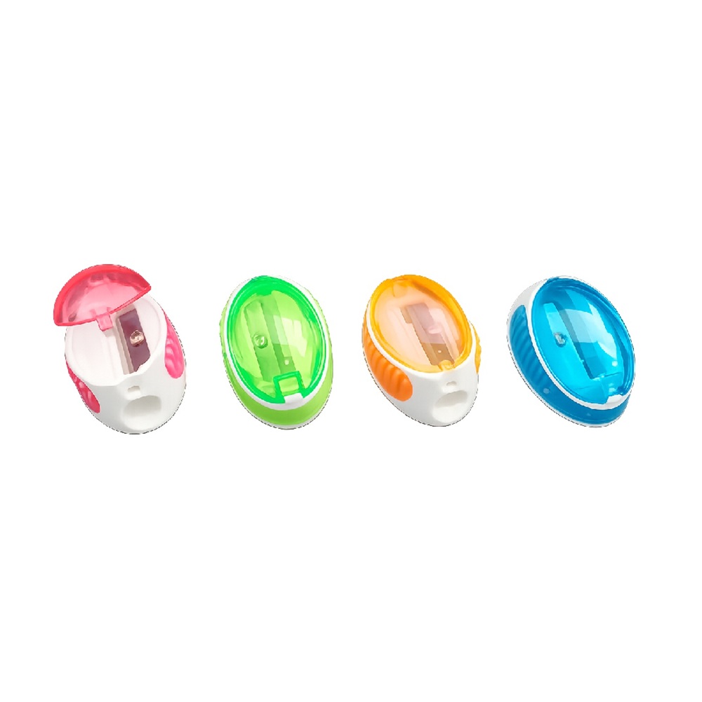 faber castell 281224 CAP sharpener 4 colour FABER-CASTELL SHARPENER 2812 WITH COVER 1PC - Image 1