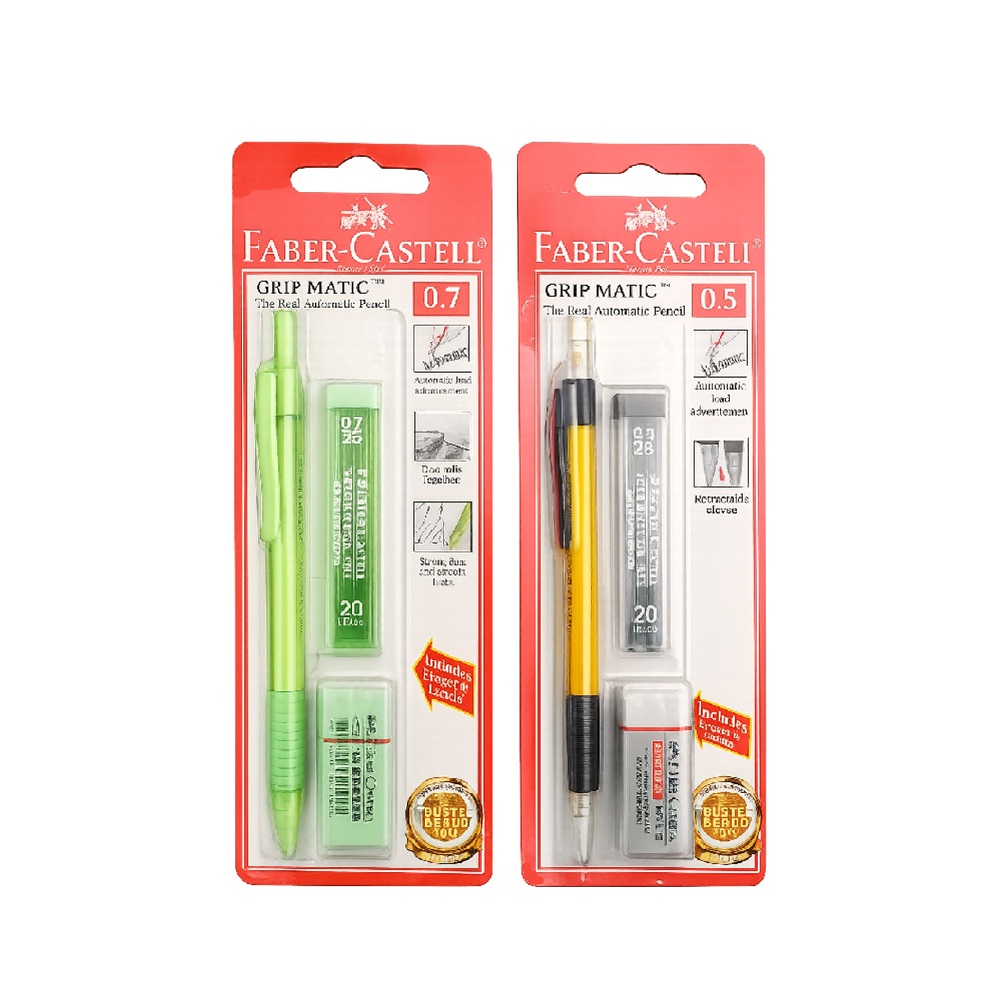 faber castell grip matic mechanical pencil 0.5-0.7 FABER-CASTELL MECHANICAL PENCIL GRIP MATIC 0.5/0.7MM - Image 1