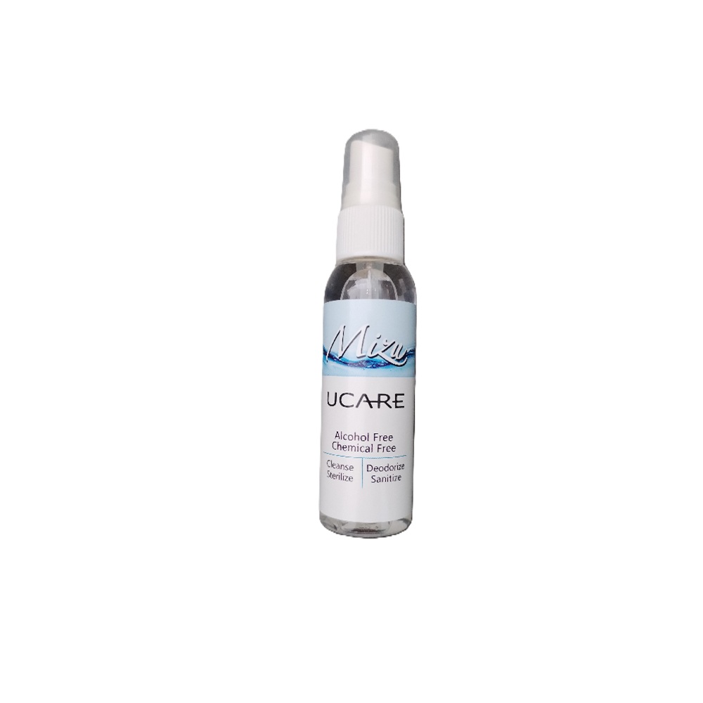 Ucare Mizu Water Cleanse Sterilize, Deodorise Sanitize, 60ml UCARE MIZU WATER CLEANSE STERRILIZE, DEODORISE SANITIZE 60ML - Image 1